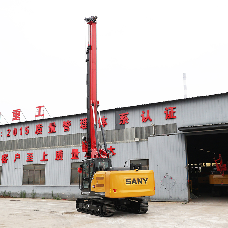 三一135挖掘机改装旋挖钻机